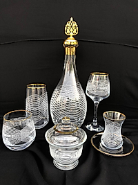 31 Parça Çeyiz Seti Gravür Altın Nebula (Şekerlik Hediyeli)