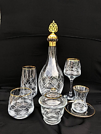 31 Parça Çeyiz Seti Gravür Altın Feza (Şekerlik Hediyeli)