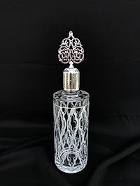 Tekli Kolonya Şişesi Gravür Gümüş Damla